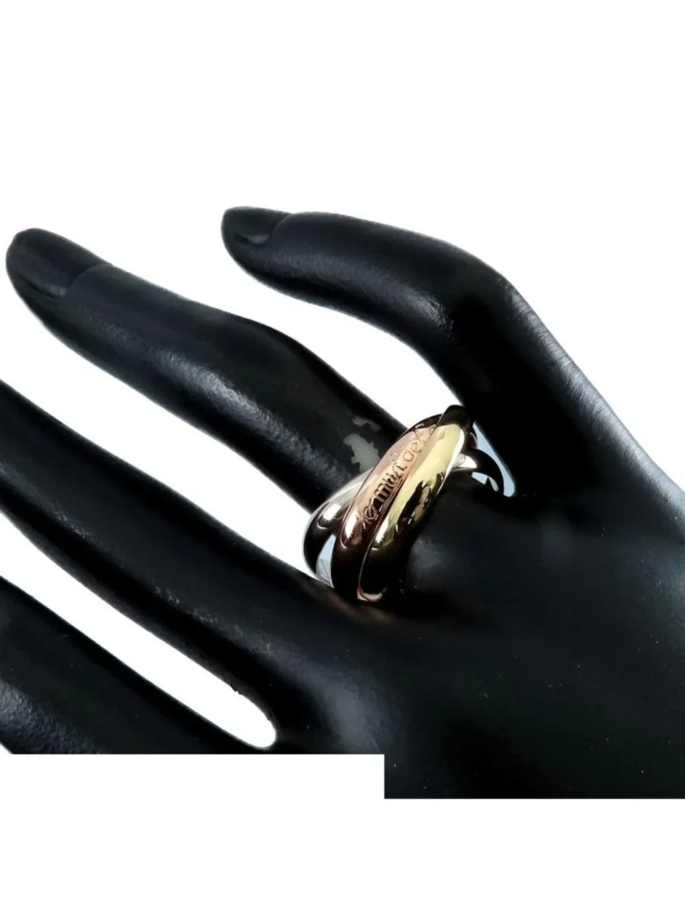 Cartier Trinity Ring Three Color Gold MM Classic